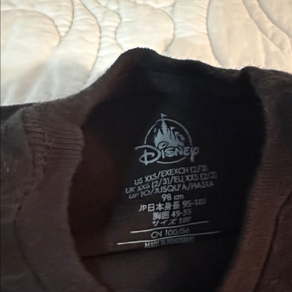 Disney Black Halloween Crew Neck Shirt - Picture 2 of 4